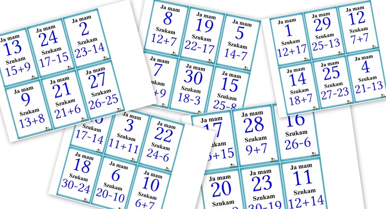 KARTY MATEMATYCZNE JA MAM... SZUKAM... PDF (1)