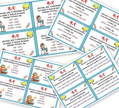 WKLEJKI ORTOGRAFICZNE Ą, Ę PDF