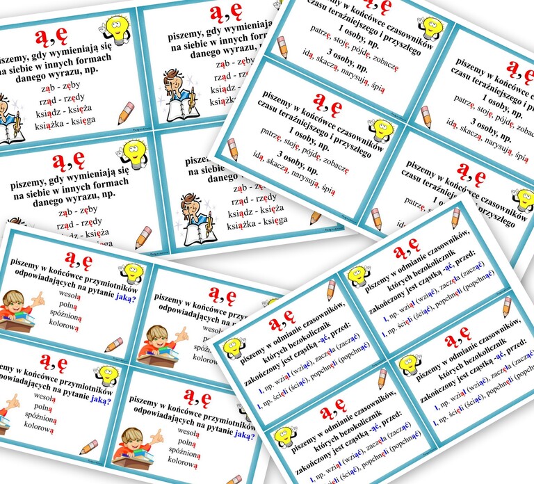 WKLEJKI ORTOGRAFICZNE Ą, Ę PDF
