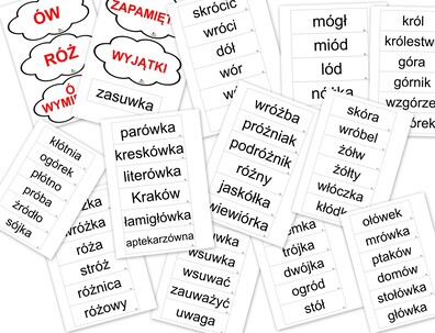 DOBIERANKA ORTOGRAFICZNA Ó PDF