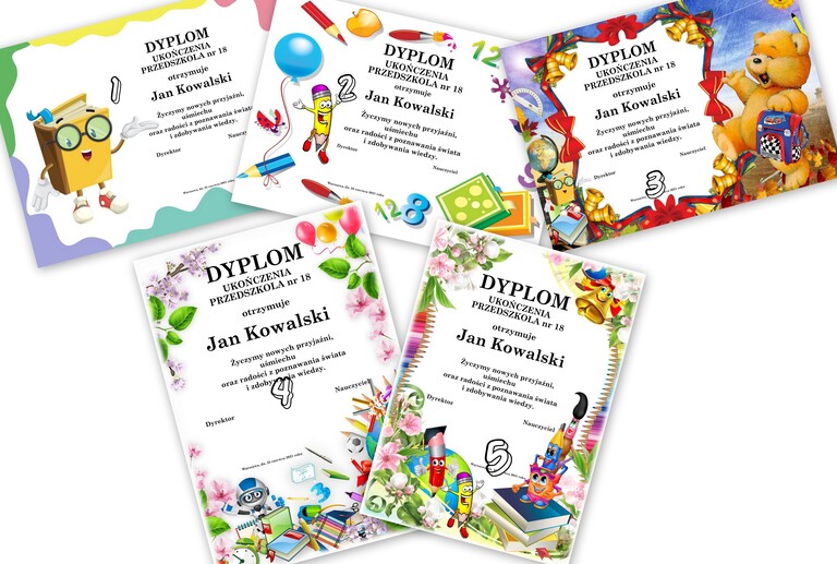  DYPLOM UKOŃCZENIA PRZEDSZKOLA PDF