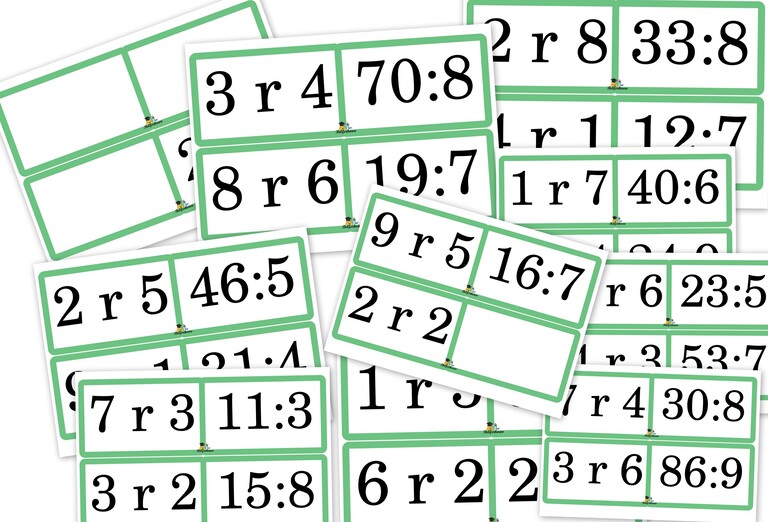 DZIELENIE Z RESZTĄ DOMINO PDF