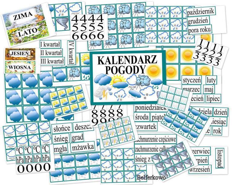 KALENDARZ POGODY PDF A4