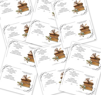 NAGRODA, WKŁADKA DO KSIĄŻKI 6 PDF