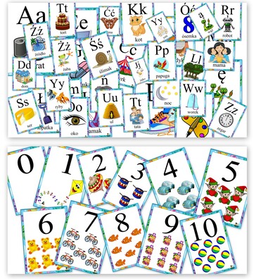 MONOGRAFIA LICZB I LITER ZESTAW PDF