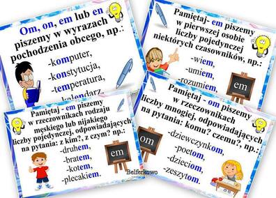 ZASADY PISOWNI OM, EM, ON, EN PDF