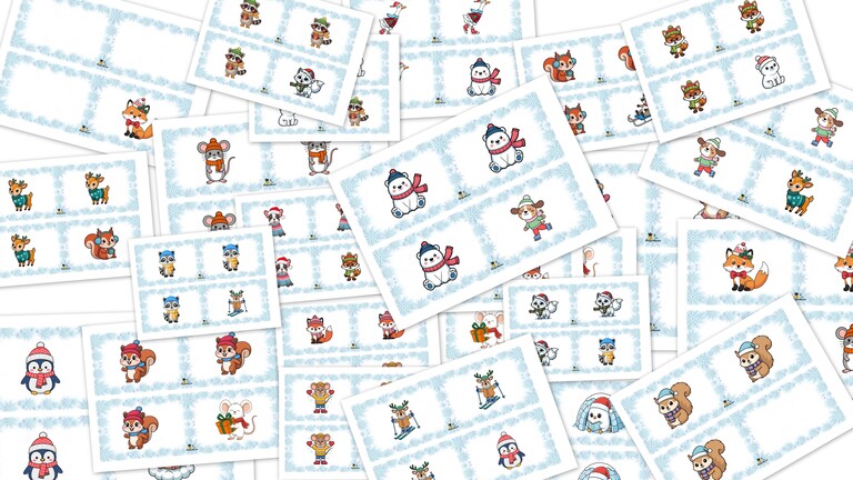 ZIMOWE ZWIERZĄTKA DOMINO PDF
