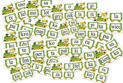 POCIĄGI Z SYLABAMI PDF