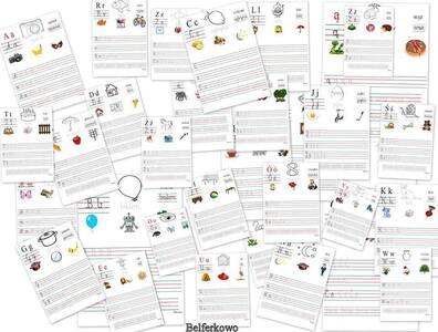 KARTY PRACY Z LITERAMI PLIK PDF