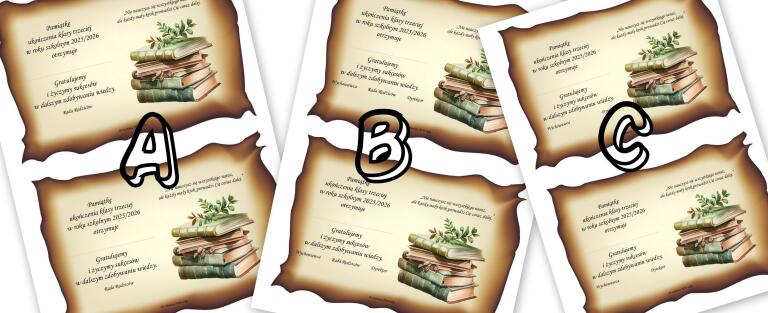PAMIĄTKOWA WKŁADKA 2025/2026 PDF