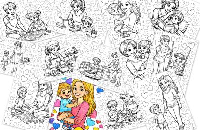MAMA SERDUSZKOWE KOLOROWANKI PDF