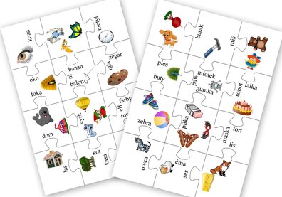 PUZZLE DO CZYTANIA PDF