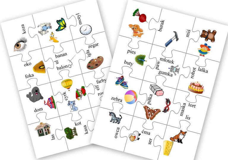 PUZZLE DO CZYTANIA PDF