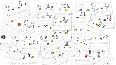 KARTY PRACY Z LITERAMI PLIK PDF