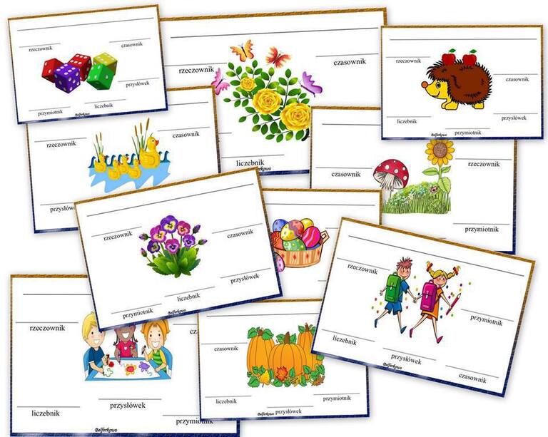 CZĘŚCI MOWY WYPISYWANKA PDF