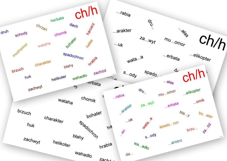 UZUPEŁNIANKA ORTOGRAFICZNA CH H PDF (1)