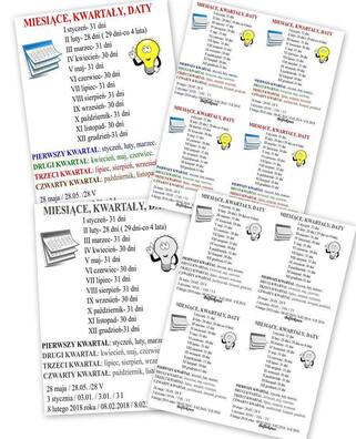 MIESIĄCE, KWARTAŁY PDF