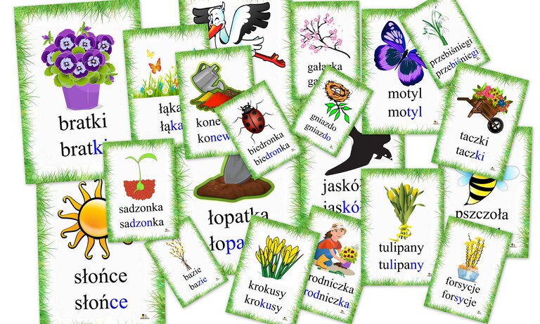 WIOSENNE KARTY DO ĆWICZEŃ W CZYTANIU PDF