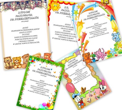 DYPLOMY PASOWANIA NA PRZEDSZKOLAKA PDF