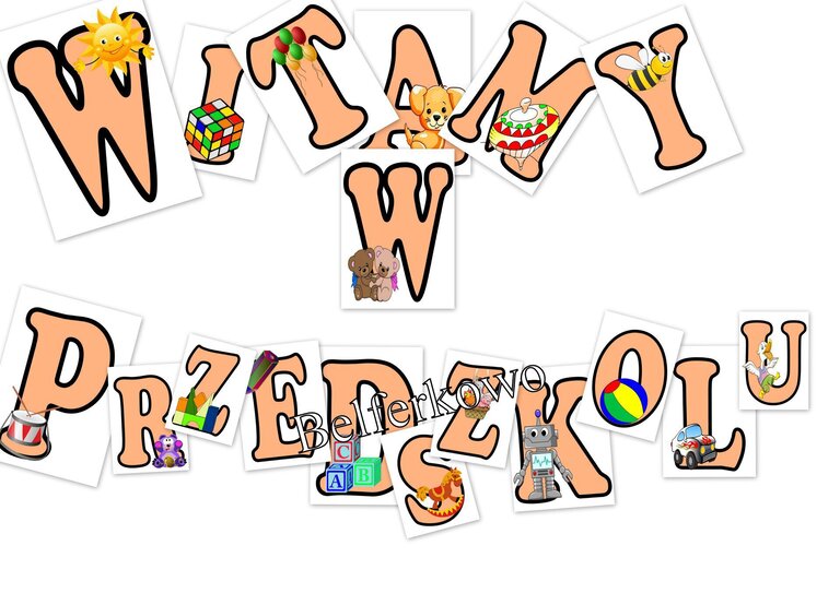 NAPIS WITAMY W PRZEDSZKOLU (WITAMY W SZKOLE) PDF
