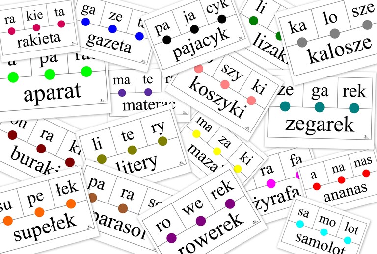 UKŁADANKI SYLABOWE PDF